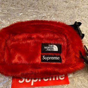 Supreme The North face Faux Fur Waist Bag Fanny ba
